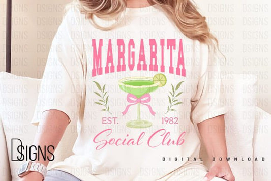 Margarita Social Club Direct To Film Transfer