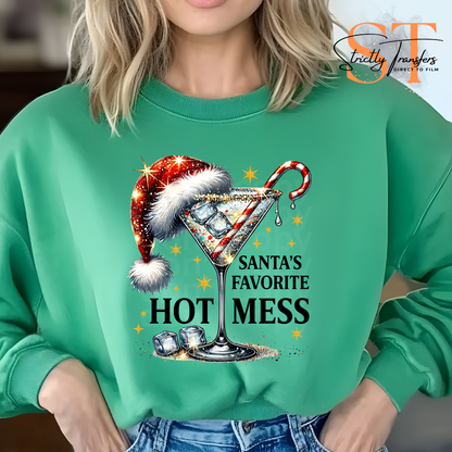 Santa's Favorite Hot Mess Direct to Film Transfers