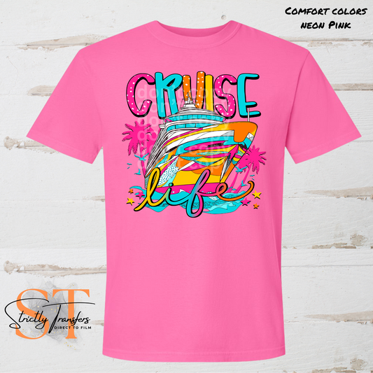Cruise Life Direct to Film Transfers