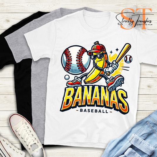 Bananas Baseball 1 Direct to Film Transfers