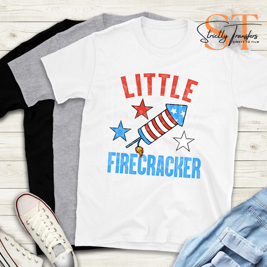 Little Firecracker Direct to Film Transfers