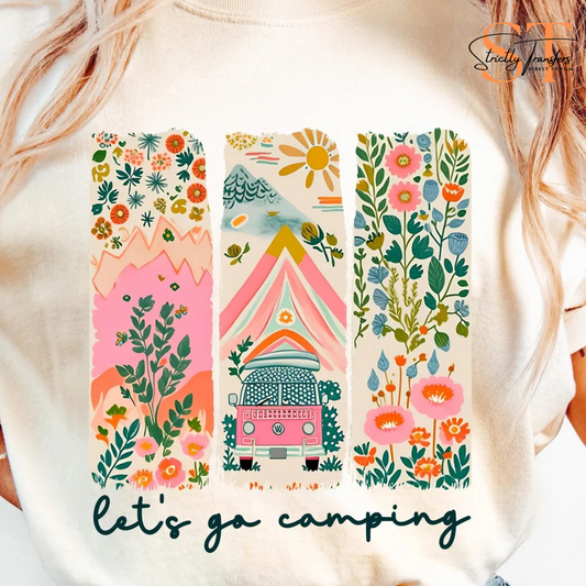 Let's Go Camping Direct to Film Transfers