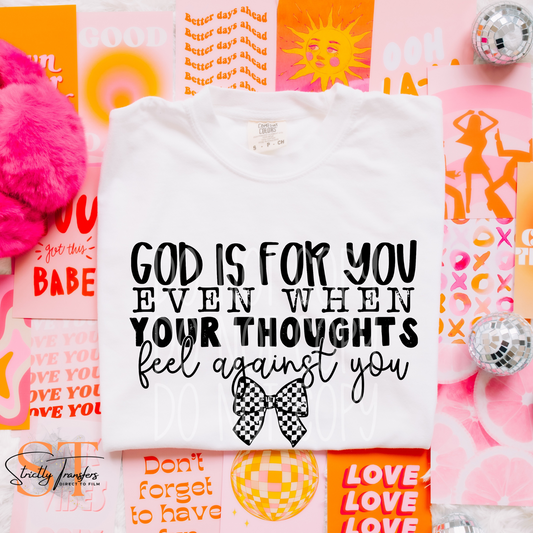 God is for You Direct to Film Transfers