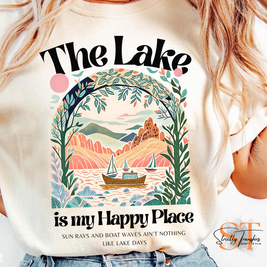 The Lake is my Happy Place Direct to Film Transfers