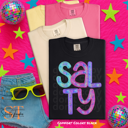 Salty Sparkly Summer Faux Glitter Direct to Film Transfers