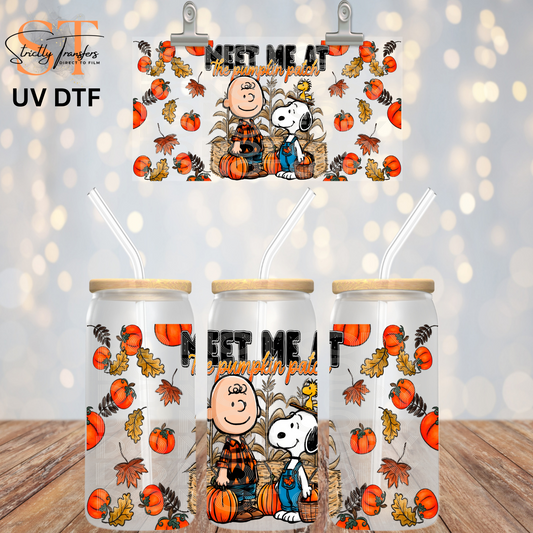 Meet me at the Pumpkin Patch UV Libbey Wrap Direct to Film Wraps