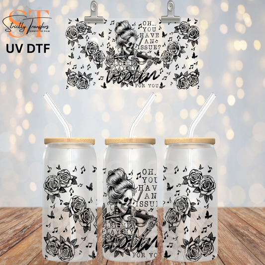 Violin UV Libbey Wrap Direct to Film Wraps
