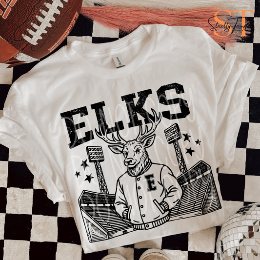Elks Letterman Jacket Direct to Film Transfers
