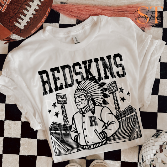 Redskins Letterman Jacket Direct to Film Transfers