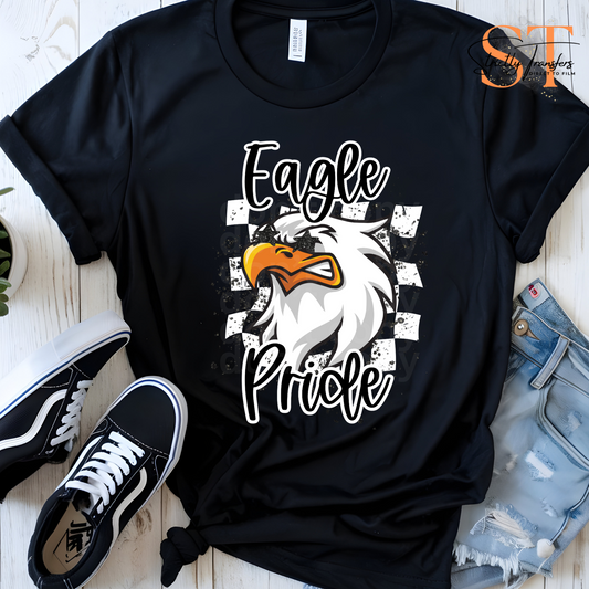 Eagle Checkered Pride Direct to Film Transfers
