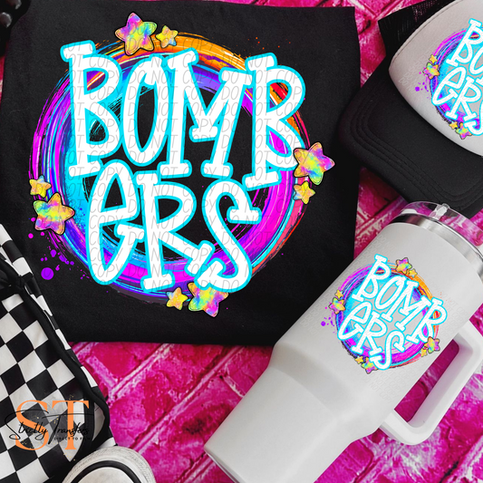 Whimsical Bombers Direct to Film Transfers