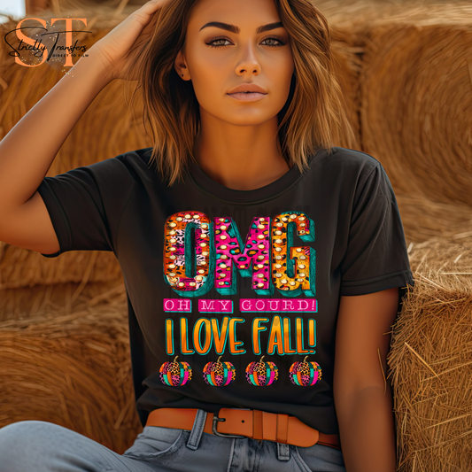 OMG I LOVE FALL! Direct to Film Transfers