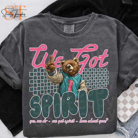 We Got Spirit Bears Direct to Film Transfers