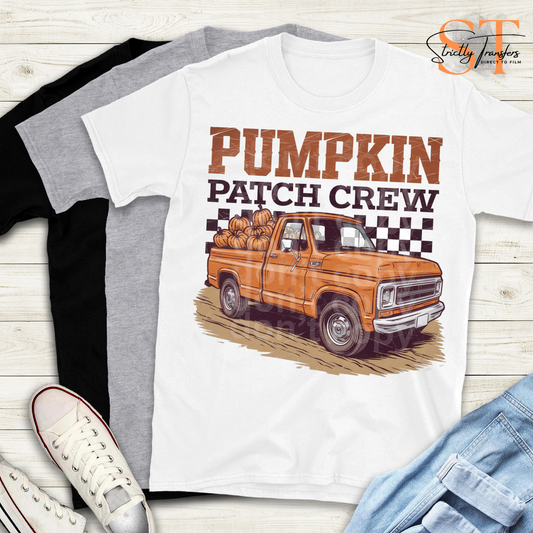 Pumpkin Patch Crew Truck Direct to Film Transfers