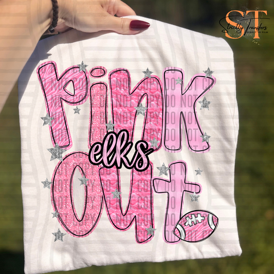 Pink Out Elks Football Direct to Film Transfers