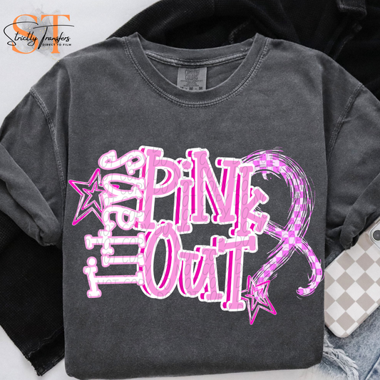 Pink Out Stars Titans Direct to Film Transfers