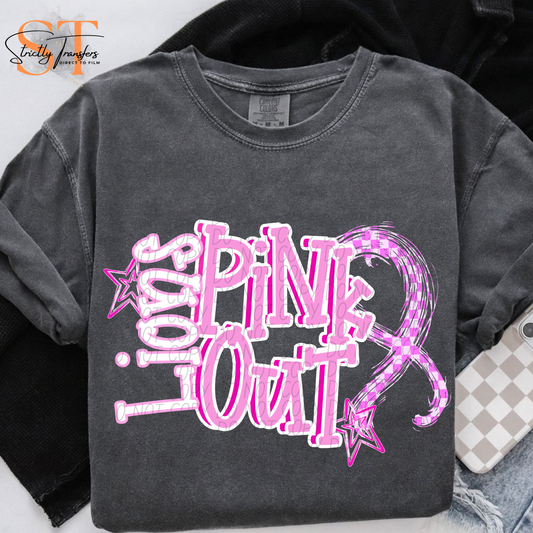 Pink Out Stars Lions Direct to Film Transfers
