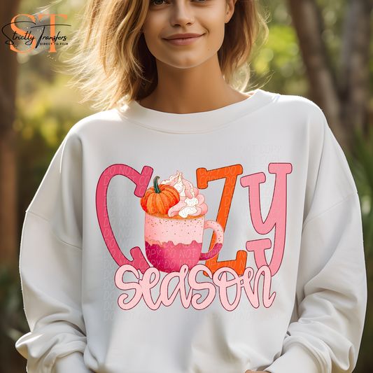 Cozy Season Mug Direct to Film Transfers