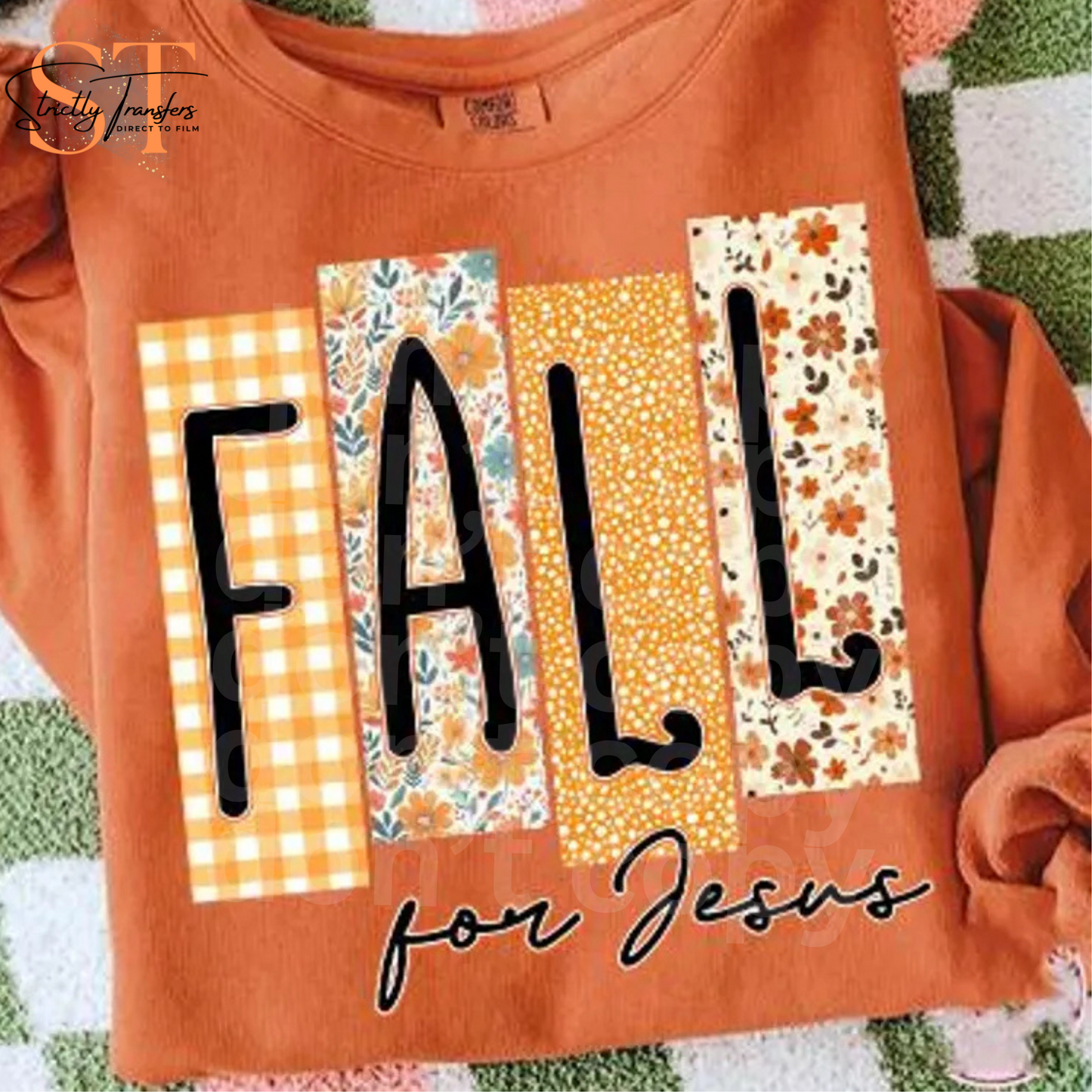 Fall for Jesus Direct to Film Transfers