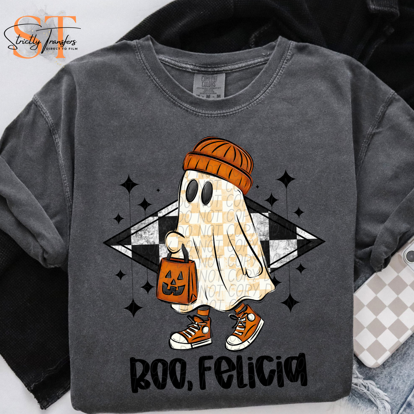 Boo Felicia Ghost Direct to Film Transfers