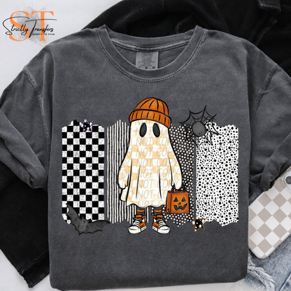 Checkered Ghost Swatches Direct to Film Transfers