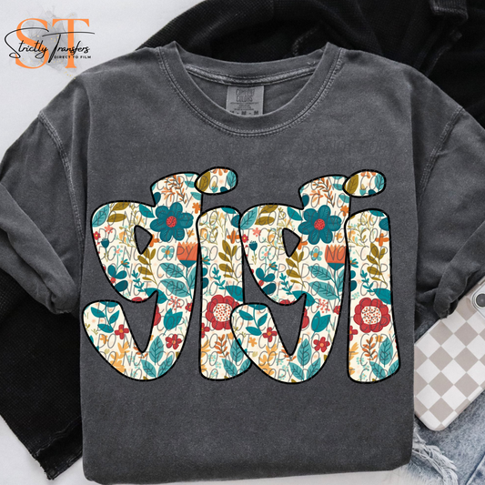Fall Boho Gigi Direct to Film Transfers
