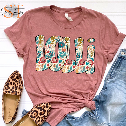 Fall Boho Lolli Direct to Film Transfers
