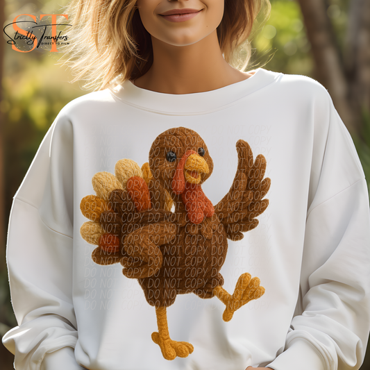 Dancing Turkey Direct to Film Transfers