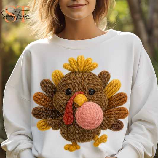 Turkey Bubble Direct to Film Transfers