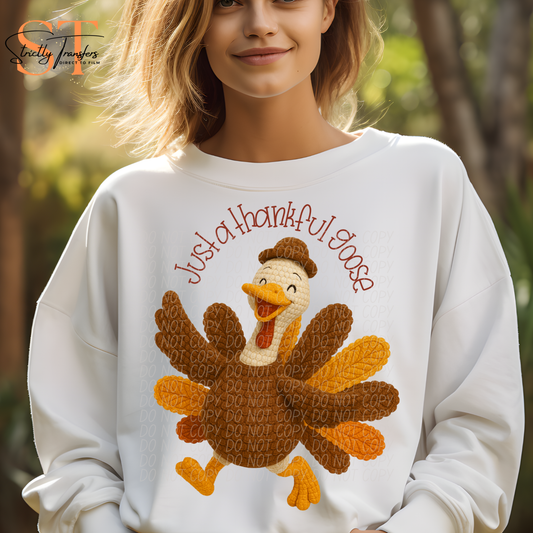 Just a Thankful Goose Direct to Film Transfers