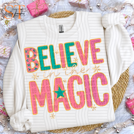 Believe in the Magic Faux Yarn Direct to Film Transfers