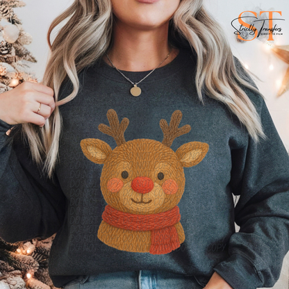 Rudolph Faux Yarn Direct to Film Transfers