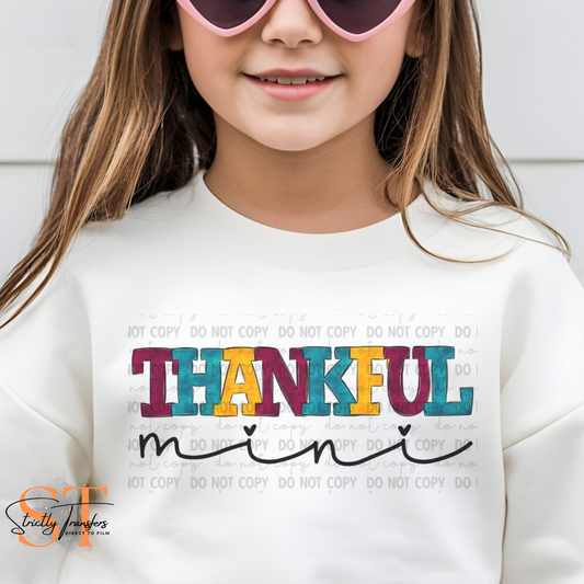 Thankful Mimi Direct to Film Transfers