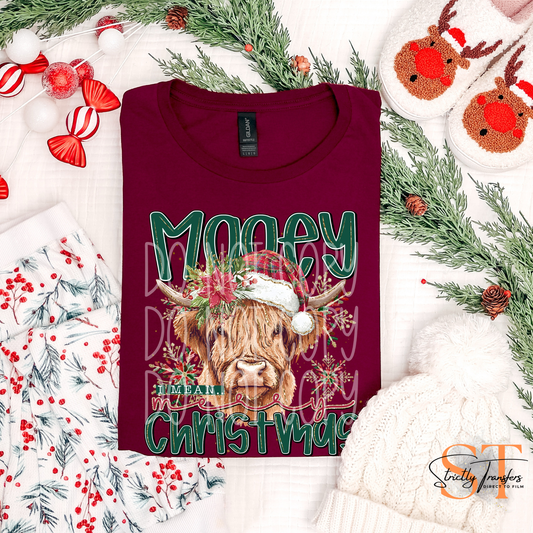 Mooey Christmas Direct to Film Transfers