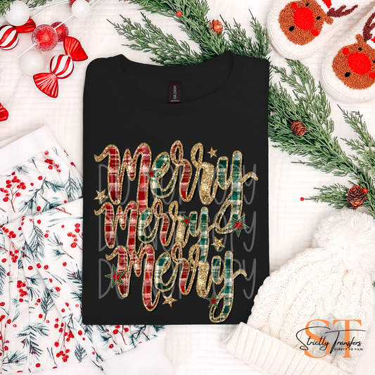 Merry Merry Merry Direct to Film Transfers