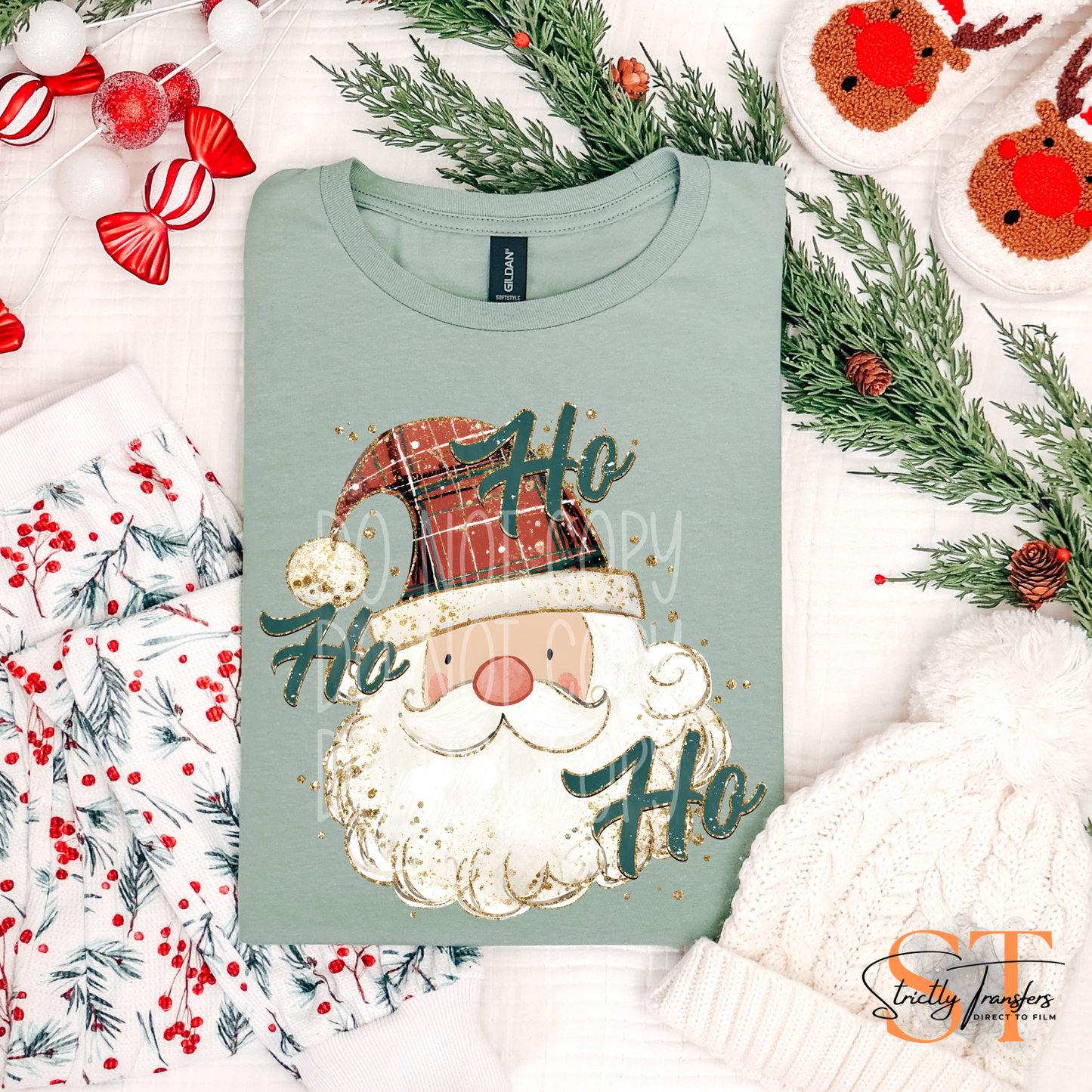 Ho Ho Ho Santa Direct to Film Transfers