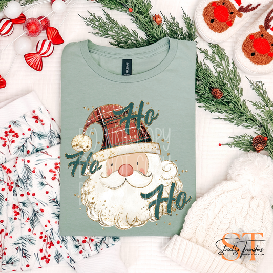 Ho Ho Ho Santa Direct to Film Transfers