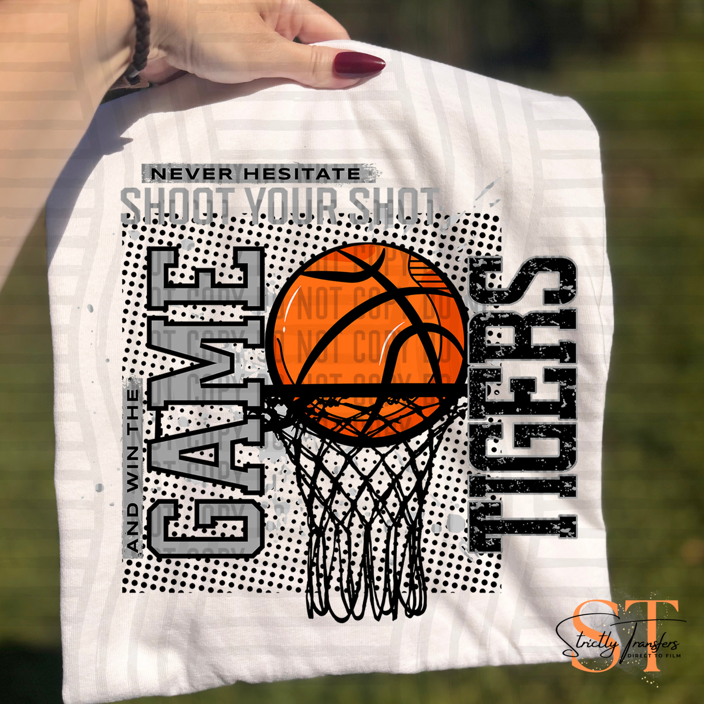 Tigers Never Hesitate Basketball Direct to Film Transfers