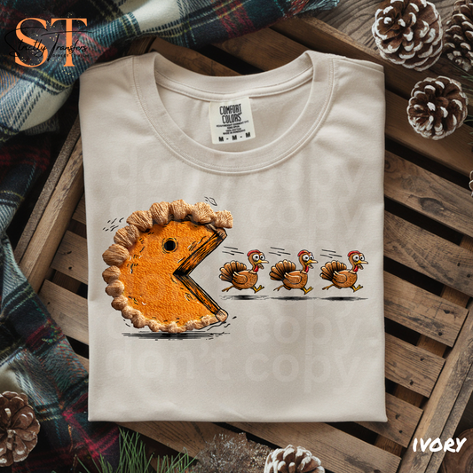 Pie Chasing Turkeys Direct to Film Transfers