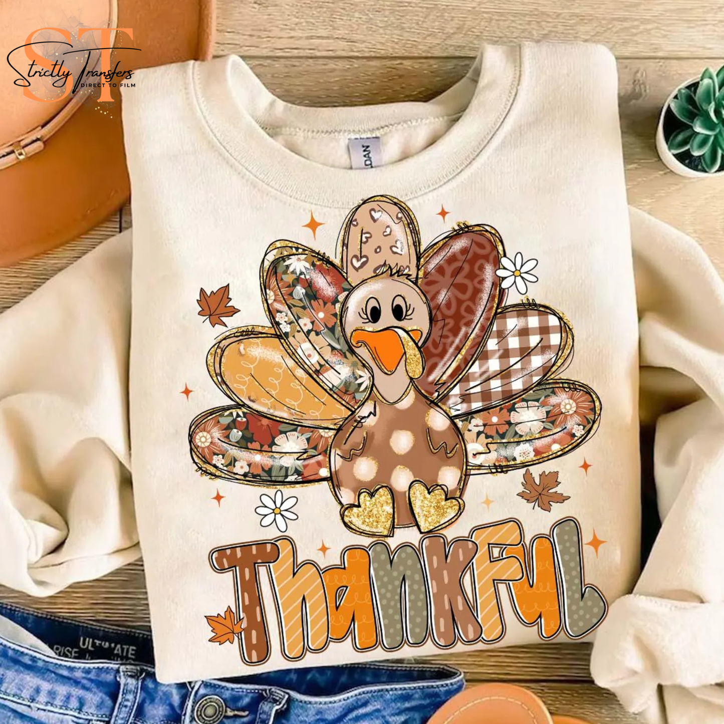 Thankful Turkey Direct to Film Transfers