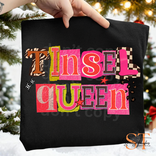 Tinsel Queen Magazine Letters Direct to Film Transfers