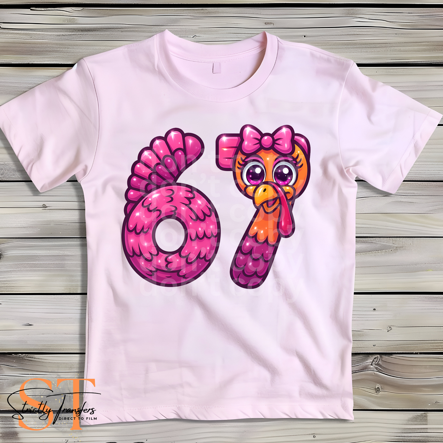 67 Girly Turkey Direct to Film Transfers