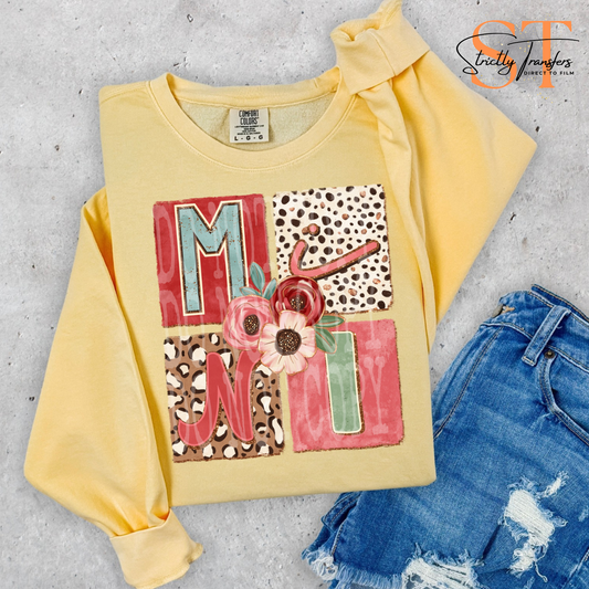 Mini Floral Direct to Film Transfers