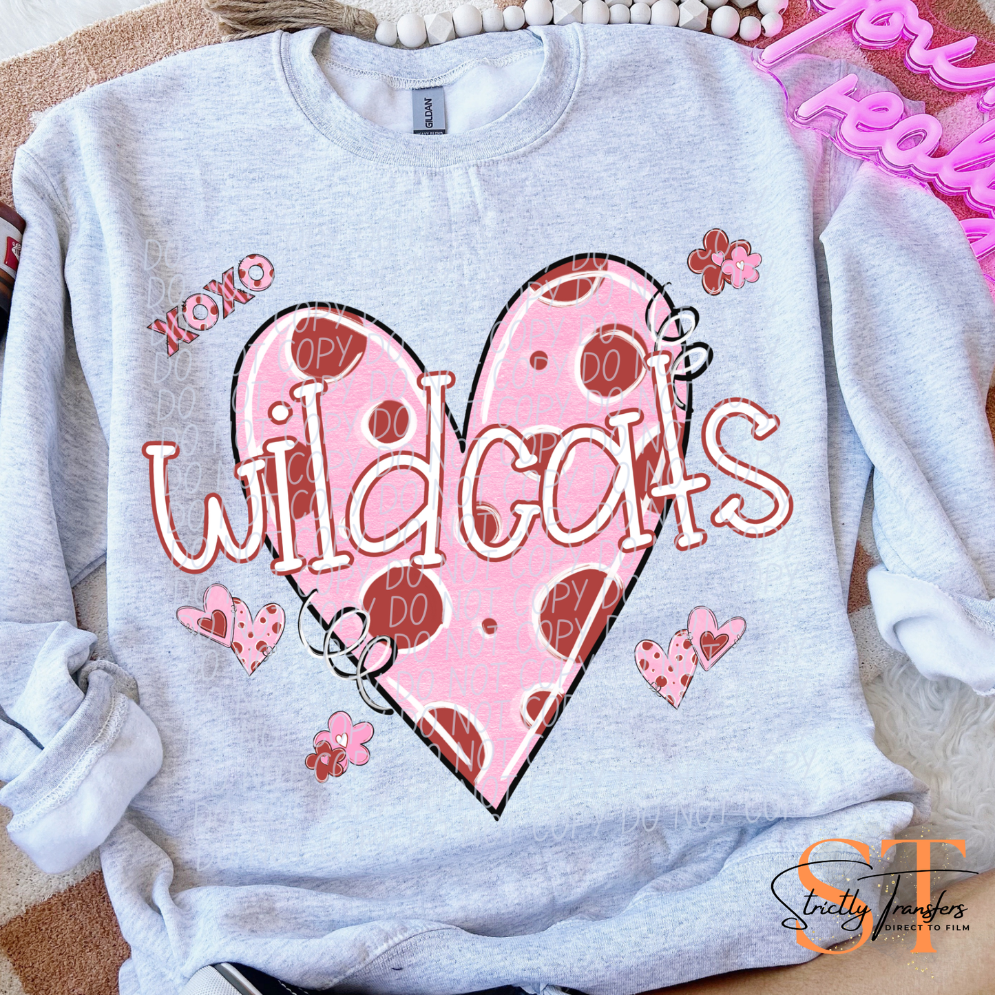 Wildcats Vday Heart Direct to Film Transfers