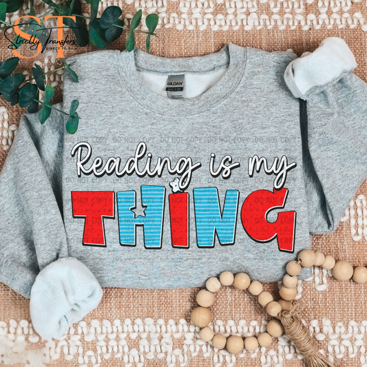 Reading is my Thing Direct to Film Transfers