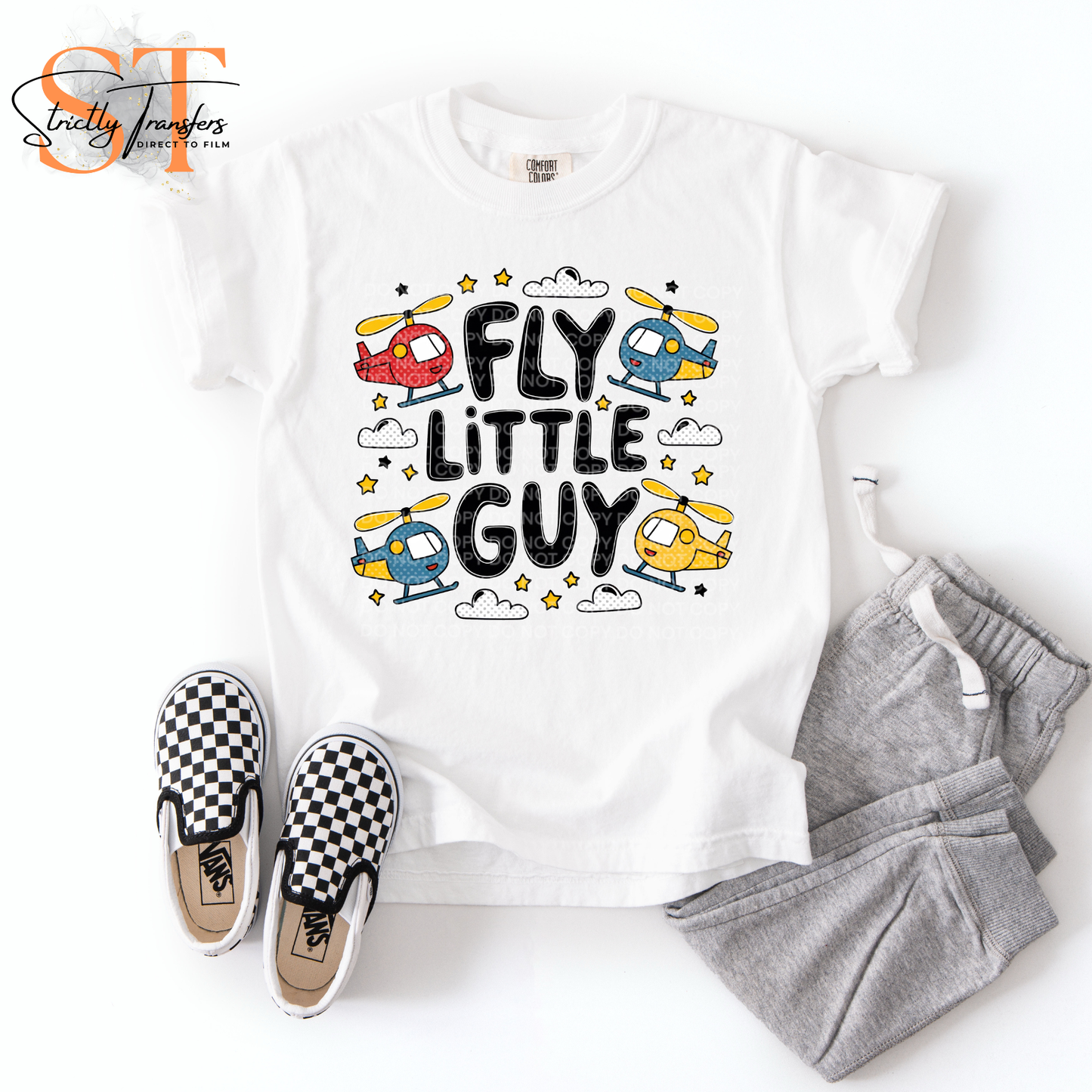 Fly Little Guy Direct to Film Transfers