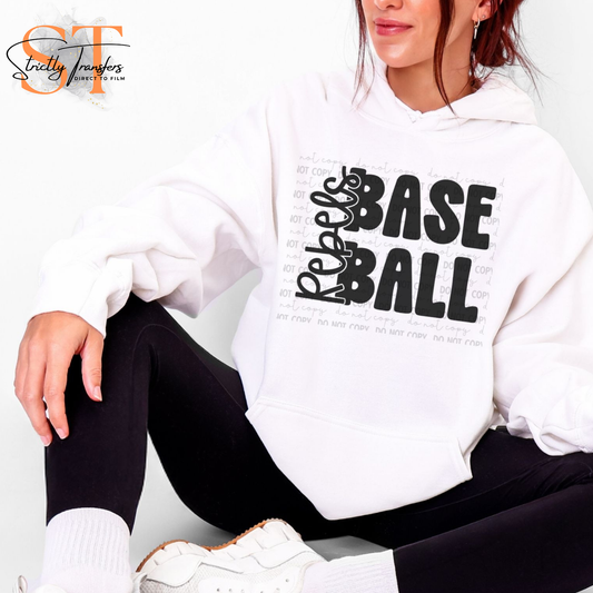 Rebels Bold Baseball Direct to Film Transfers