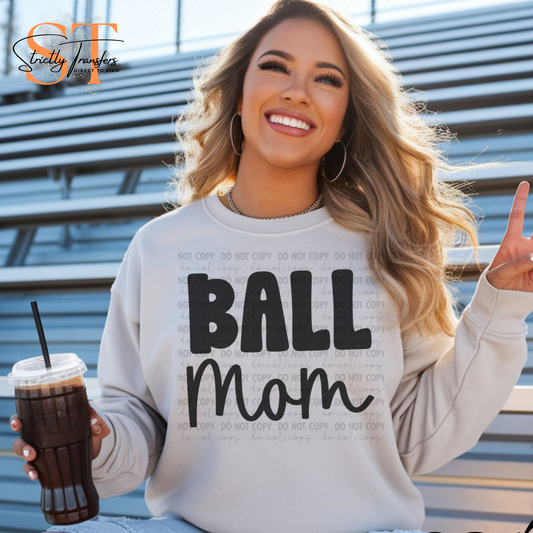 Ball Mom Direct to Film Transfers