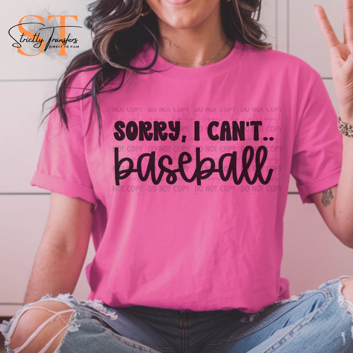 Sorry I Can't, Baseball Direct to Film Transfers