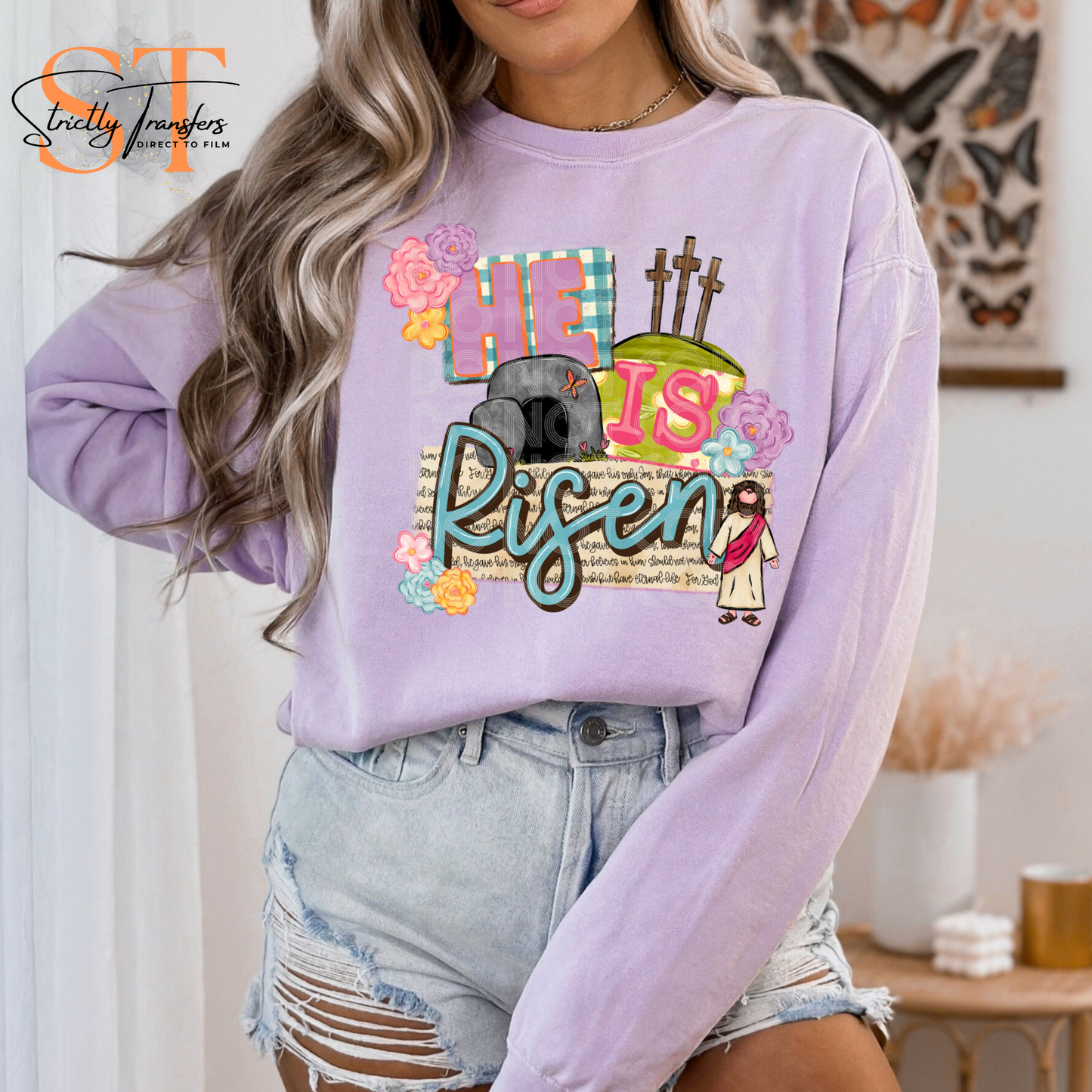 He is Risen Direct to Film Transfers